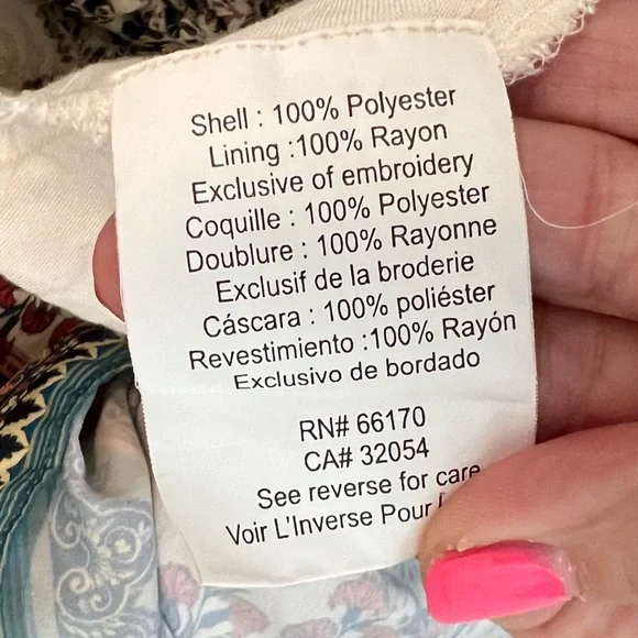 Anthropologie BHANUNI Far Fields Field flowers floral beaded dress puffy sleeves - Picture 15 of 15